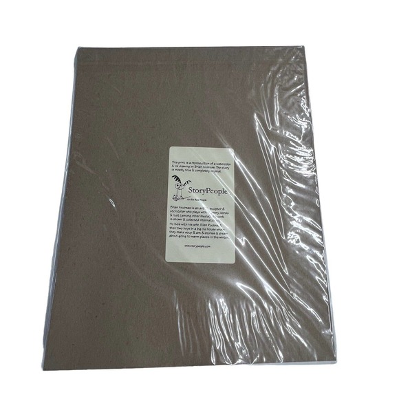 Brian Andreas 1997 Signed Story People Print Hindsight‎ Matted No Frame - Picture 2 of 5